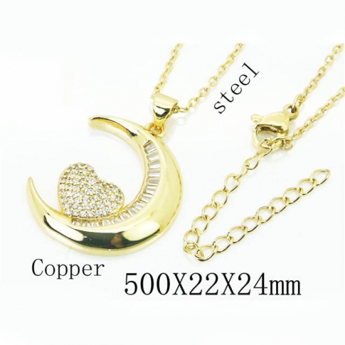 BC Wholesale Jewelry Stainless Steel 316L Popular Necklace NO.#BC54N0519PX
