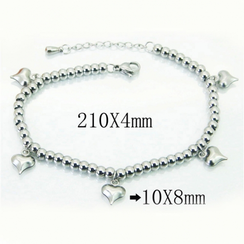 BC Wholesale Jewelry Stainless Steel 316L Bracelets NO.#BC59B0661OR