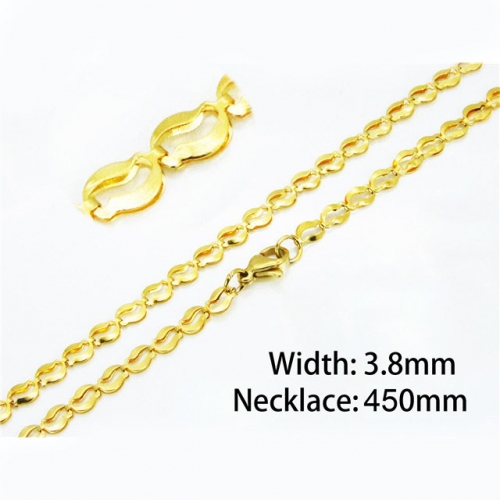 BC Wholesale Jewelry Stainless Steel 316L Popular Necklace NO.#BC62N0383JS