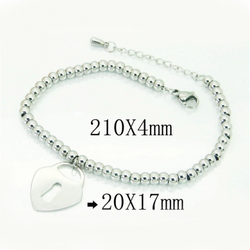 BC Wholesale Jewelry Stainless Steel 316L Bracelets NO.#BC59B0717NLD