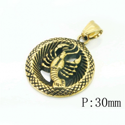 BC Wholesale Jewelry Stainless Steel 316L Pendant NO.#BC48P0131PU