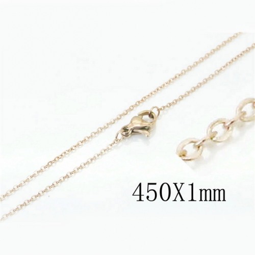 BC Wholesale Stainless Steel 316L Chains Necklace NO.#BC73N0565HO