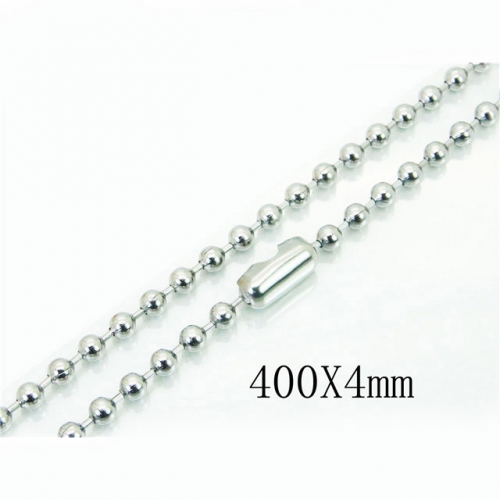 BC Wholesale Stainless Steel 316L Chains Necklace NO.#BC73N0521HS