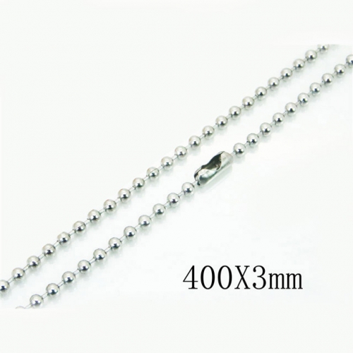 BC Wholesale Stainless Steel 316L Chains Necklace NO.#BC73N0523N