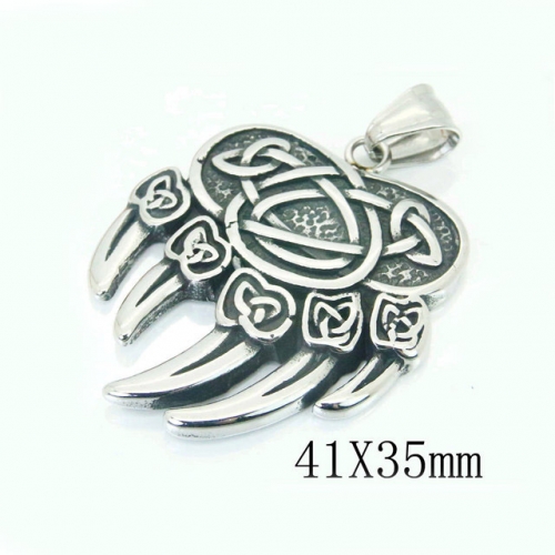 BC Wholesale Jewelry Stainless Steel 316L Pendant NO.#BC48P0010NB