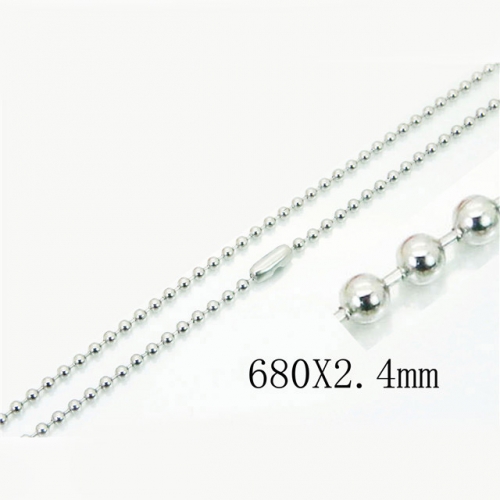 BC Wholesale Stainless Steel 316L Chains Necklace NO.#BC73N0526O