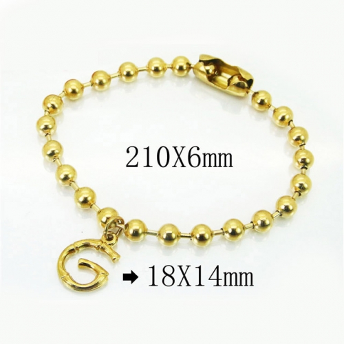 BC Wholesale Jewelry Stainless Steel 316L Bracelets NO.#BC73B0544MG