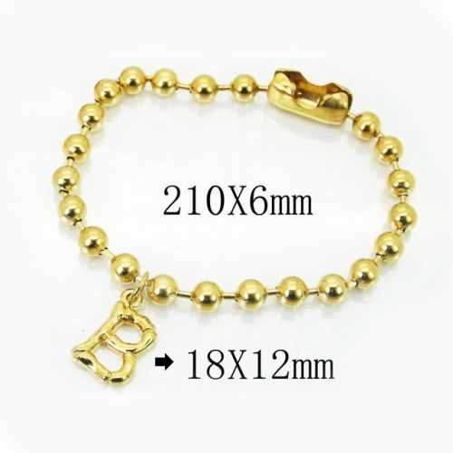 BC Wholesale Jewelry Stainless Steel 316L Bracelets NO.#BC73B0540MB