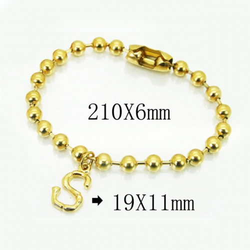 BC Wholesale Jewelry Stainless Steel 316L Bracelets NO.#BC73B0556MS