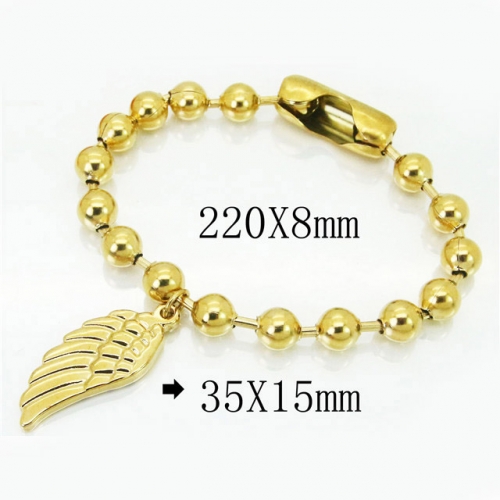 BC Wholesale Jewelry Stainless Steel 316L Bracelets NO.#BC73B0520OQ