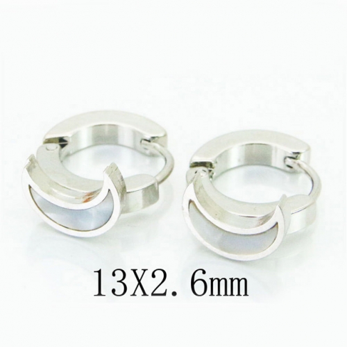BC Jewelry Wholesale Stainless Steel 316L Earrings NO.#BC60E0580JB
