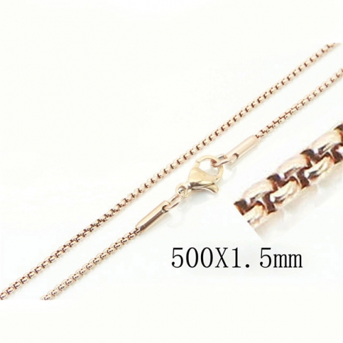 BC Wholesale Stainless Steel 316L Chains Necklace NO.#BC70N0572K5