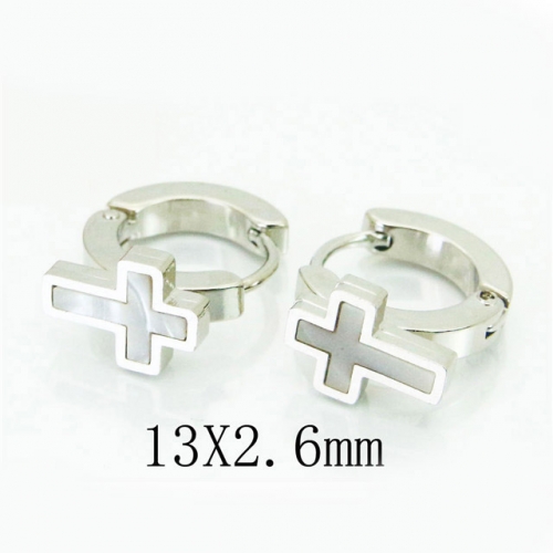 BC Jewelry Wholesale Stainless Steel 316L Earrings NO.#BC60E0575JA