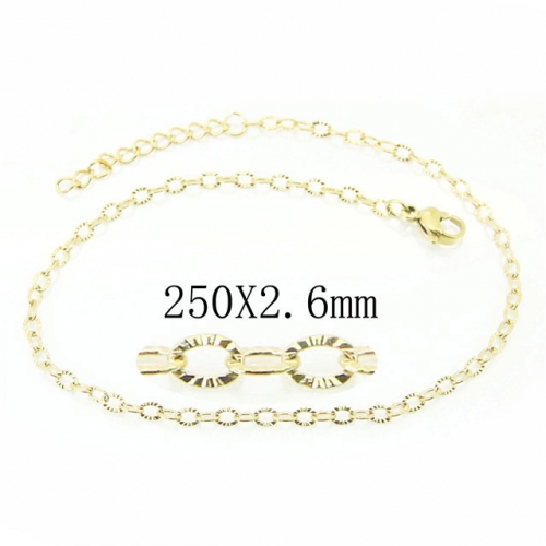 BC Wholesale Jewelry Stainless Steel 316L Anklets or Bracelets NO.#BC70B0656ILS