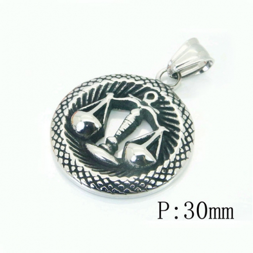 BC Wholesale Jewelry Stainless Steel 316L Pendant NO.#BC48P0112NS