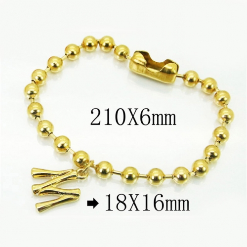 BC Wholesale Jewelry Stainless Steel 316L Bracelets NO.#BC73B0550MX