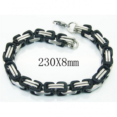 BC Wholesale Jewelry Stainless Steel 316L Bracelets NO.#BC73B0500NQ
