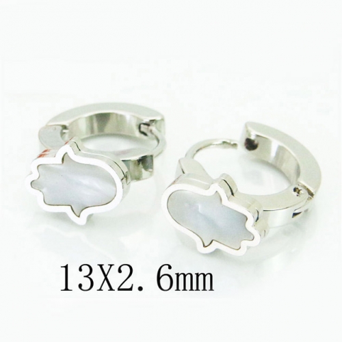 BC Jewelry Wholesale Stainless Steel 316L Earrings NO.#BC60E0571JW