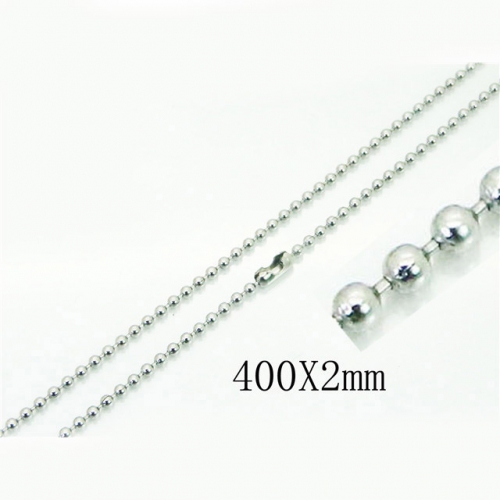 BC Wholesale Stainless Steel 316L Chains Necklace NO.#BC73N0527M