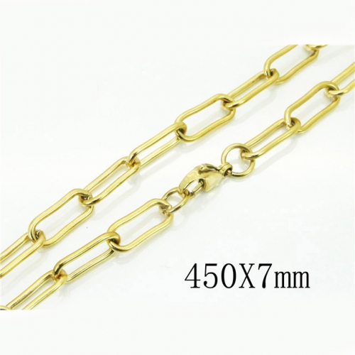BC Wholesale Stainless Steel 316L Chains Necklace NO.#BC73N0507LQ