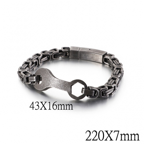 BC Wholesale Jewelry Stainless Steel 316L Bracelets NO.#SJ2B119260