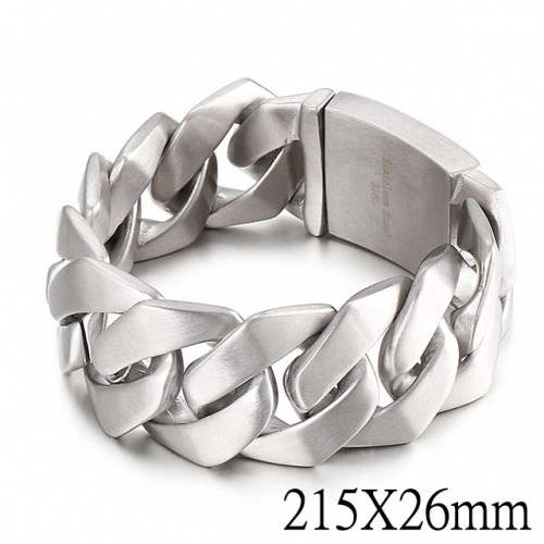 BC Wholesale Jewelry Stainless Steel 316L Bracelets NO.#SJ2BA13532