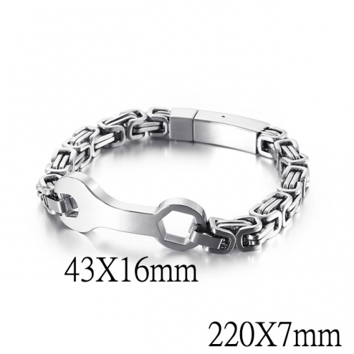 BC Wholesale Jewelry Stainless Steel 316L Bracelets NO.#SJ2B119261