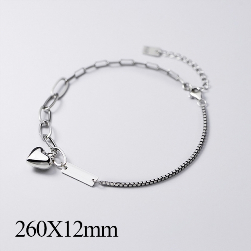 BC Wholesale S925 Sterling Silver Anklet Women'S Fashion Anklet Silver Jewelry Anklet NO.#925J5A3880