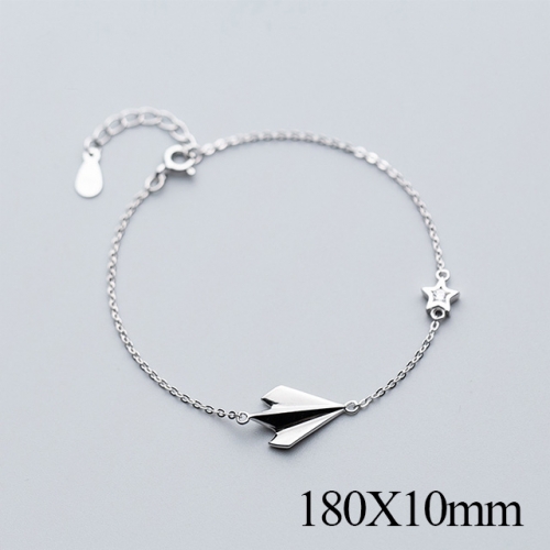 BC Wholesale S925 Sterling Silver Anklet Women'S Fashion Anklet Silver Jewelry Anklet NO.#925J5B2633