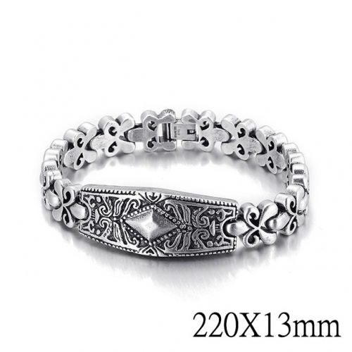 BC Wholesale Jewelry Stainless Steel 316L Bracelets NO.#SJ2B137044