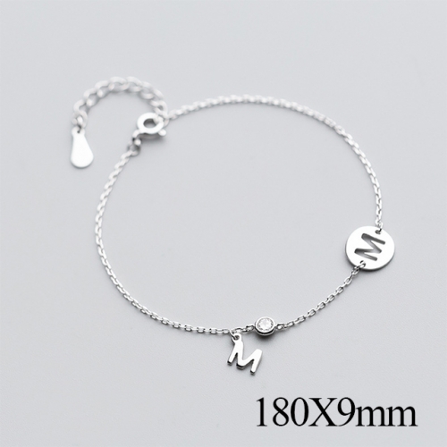 BC Wholesale S925 Sterling Silver Anklet Women'S Fashion Anklet Silver Jewelry Anklet NO.#925J5B2494