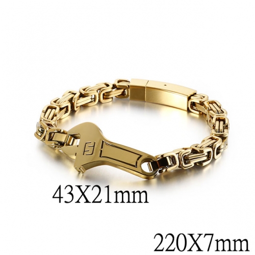 BC Wholesale Jewelry Stainless Steel 316L Bracelets NO.#SJ2B120174