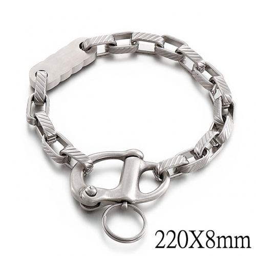 BC Wholesale Jewelry Stainless Steel 316L Bracelets NO.#SJ2BA145950