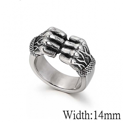 BC Wholesale Stainless Steel 316L Jewelry Rings NO.#SJ2R100743