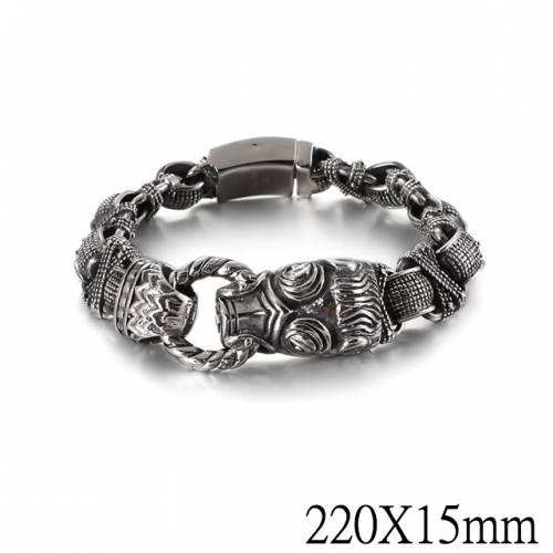 BC Wholesale Jewelry Stainless Steel 316L Bracelets NO.#SJ2B118537