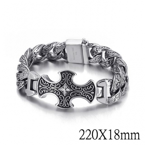 BC Wholesale Jewelry Stainless Steel 316L Bracelets NO.#SJ2BD137048