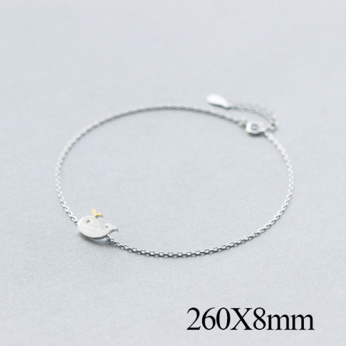 BC Wholesale S925 Sterling Silver Anklet Women'S Fashion Anklet Silver Jewelry Anklet NO.#925J5A0981