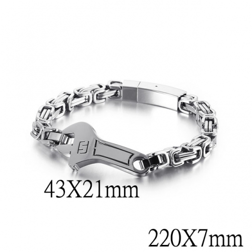 BC Wholesale Jewelry Stainless Steel 316L Bracelets NO.#SJ2B120175