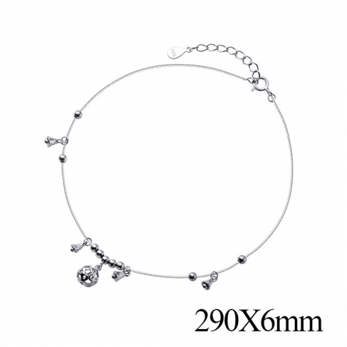 BC Wholesale S925 Sterling Silver Anklet Women'S Fashion Anklet Silver Jewelry Anklet NO.#925J5A4675