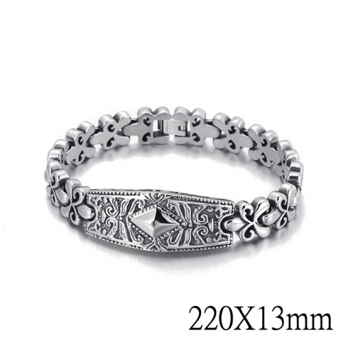 BC Wholesale Jewelry Stainless Steel 316L Bracelets NO.#SJ2B137044