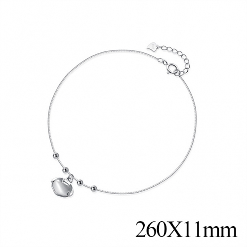 BC Wholesale S925 Sterling Silver Anklet Women'S Fashion Anklet Silver Jewelry Anklet NO.#925J5A3970