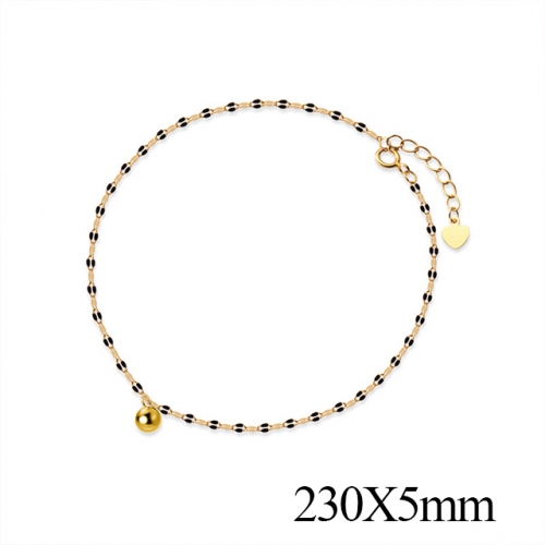 BC Wholesale S925 Sterling Silver Anklet Women'S Fashion Anklet Silver Jewelry Anklet NO.#925J5AG4151