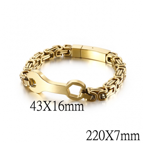 BC Wholesale Jewelry Stainless Steel 316L Bracelets NO.#SJ2B119262