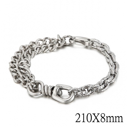 BC Wholesale Jewelry Stainless Steel 316L Bracelets NO.#SJ2BA147962