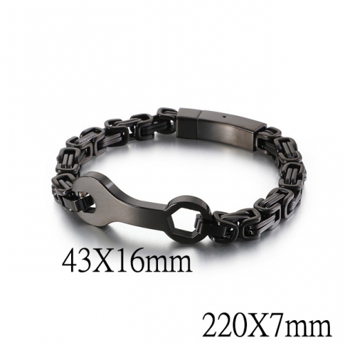 BC Wholesale Jewelry Stainless Steel 316L Bracelets NO.#SJ2B119263