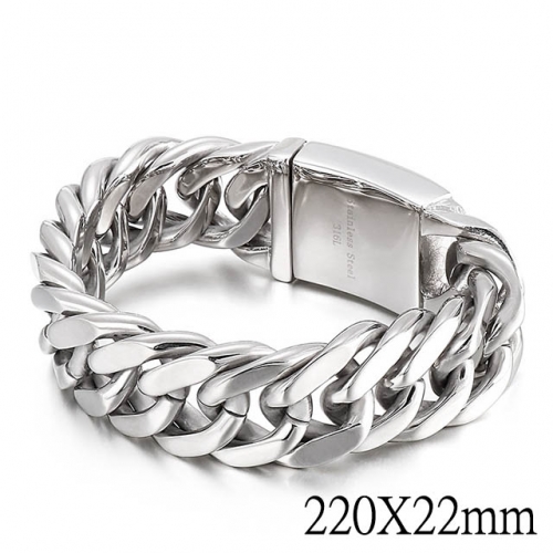 BC Wholesale Jewelry Stainless Steel 316L Bracelets NO.#SJ2BB35103