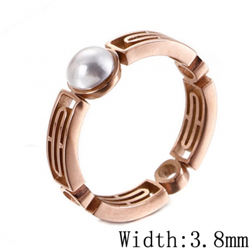 BC Wholesale Stainless Steel 316L Jewelry Pearl Or Shell Rings NO.#SJ53R82628