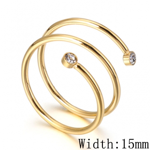 BC Wholesale Stainless Steel 316L Jewelry Open Rings NO.#SJ53R54060