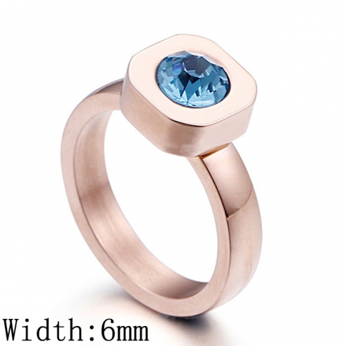 BC Wholesale Stainless Steel 316L Jewelry CZ Rings For Women NO.#SJ53RC48052