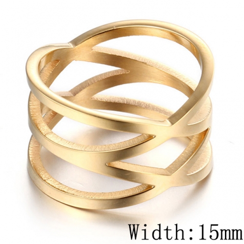 BC Wholesale Stainless Steel 316L Jewelry Hollow Rings NO.#SJ53R37226